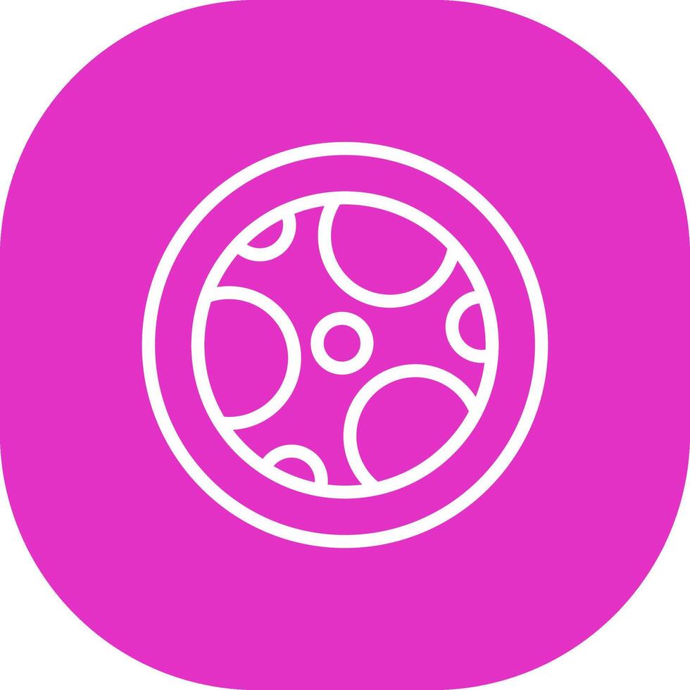 Full Moon Creative Icon Design vector