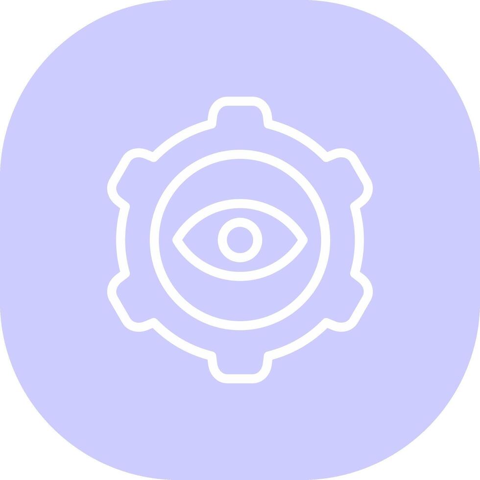 Eye Setting Creative Icon Design vector