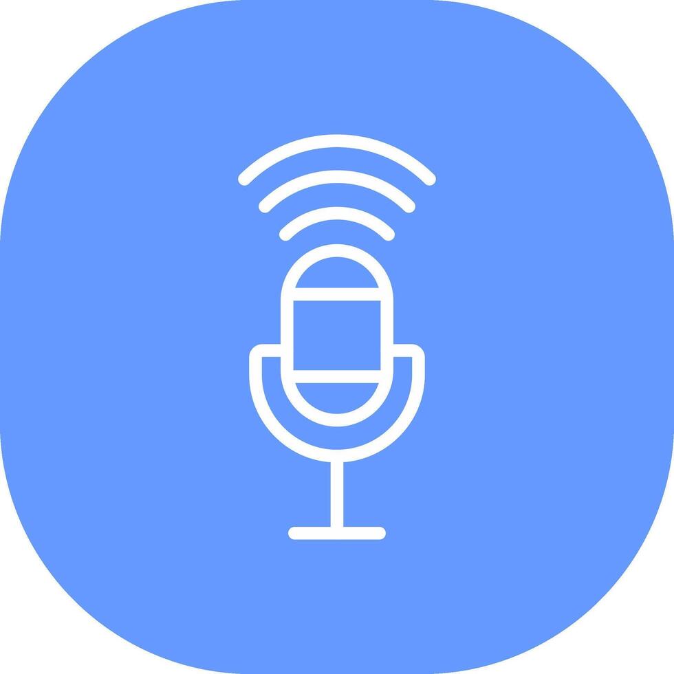 Voice Control Creative Icon Design vector