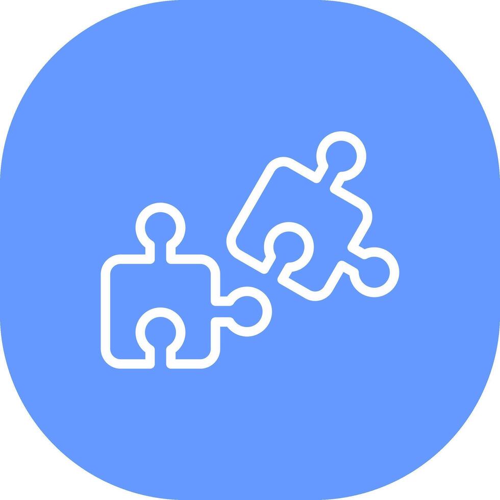 Puzzle Piece Creative Icon Design vector
