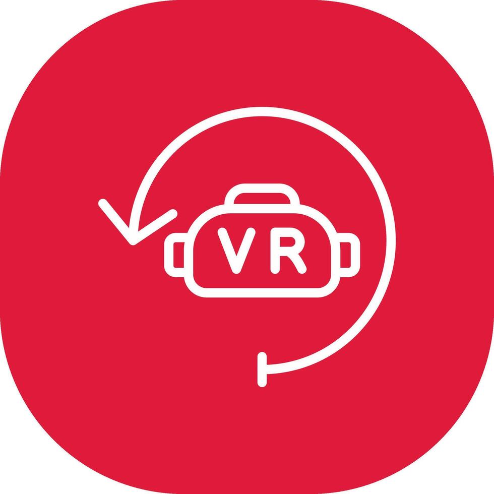 Virtual Reality Creative Icon Design vector