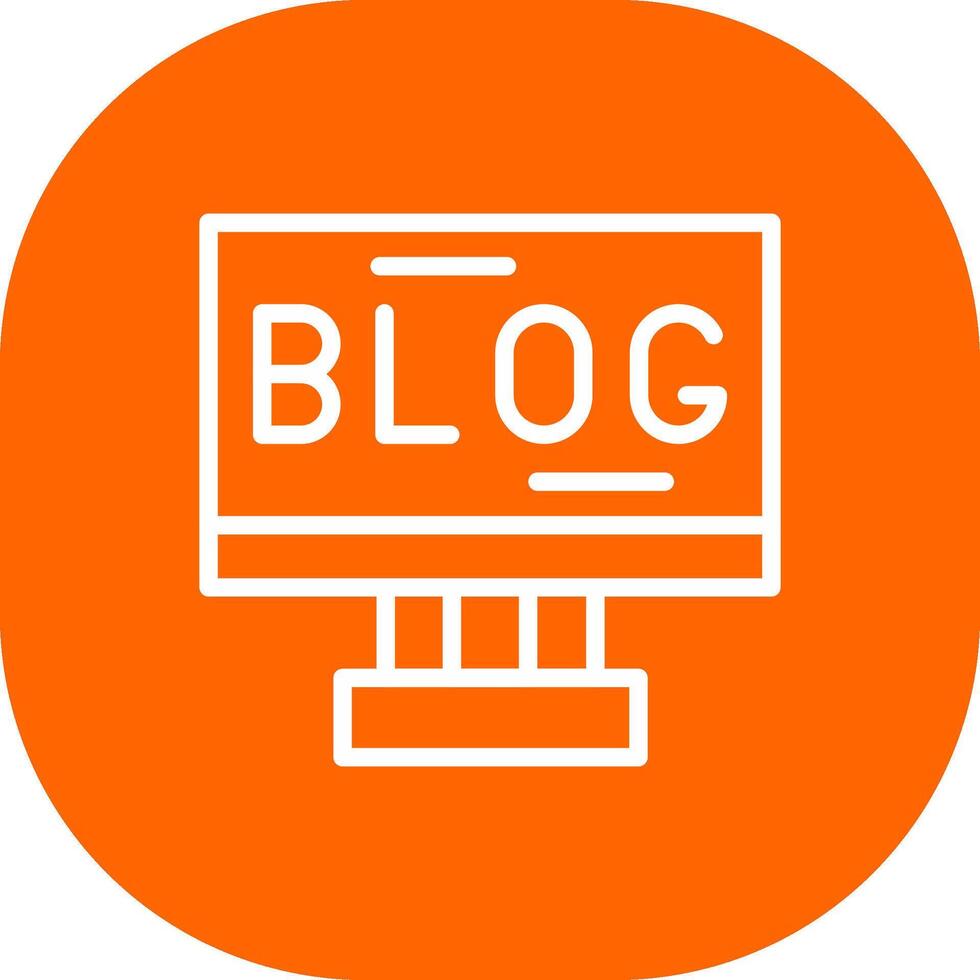 Blogging Creative Icon Design vector