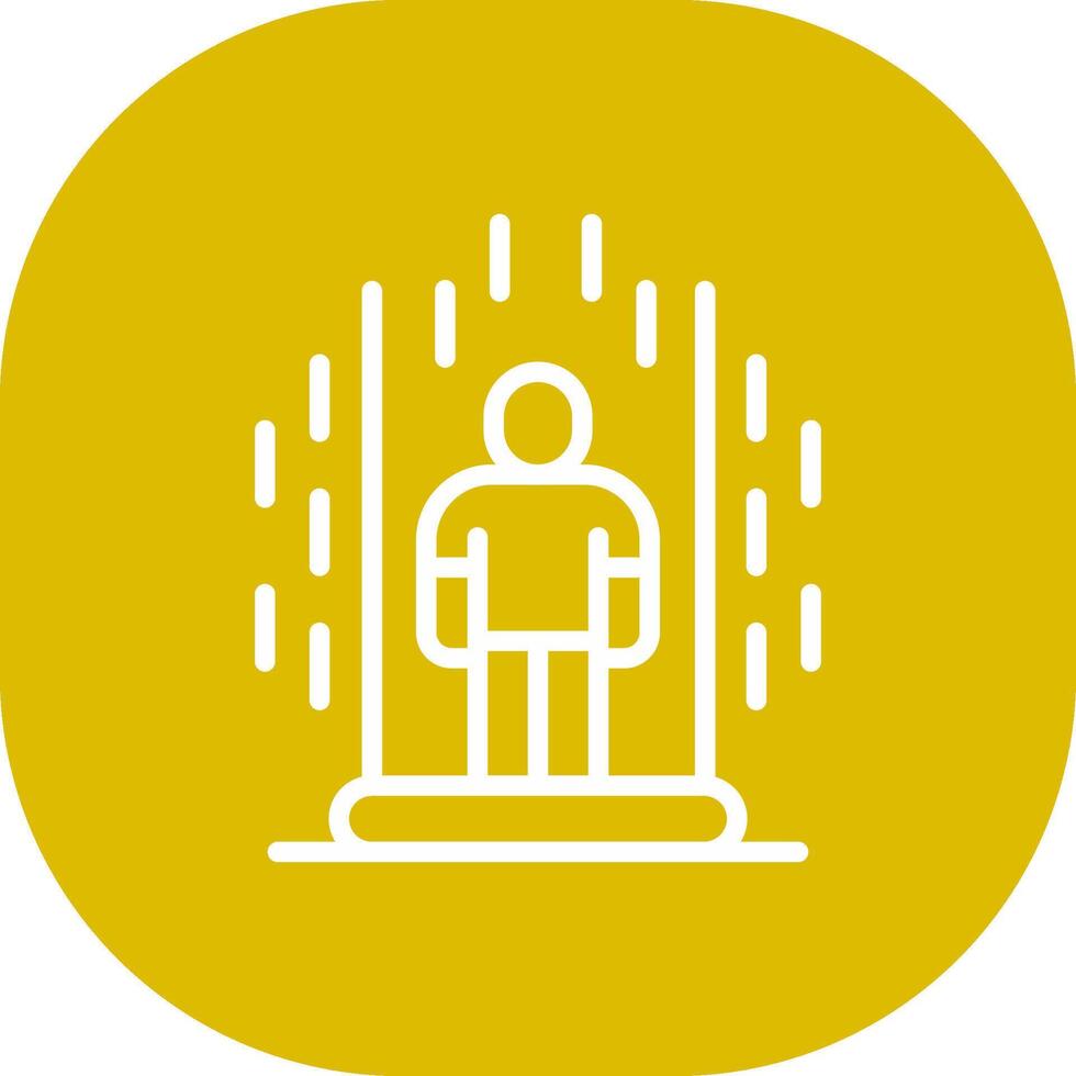 Teleportation Creative Icon Design vector