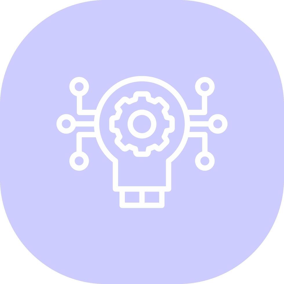 Technology Disruption Creative Icon Design vector