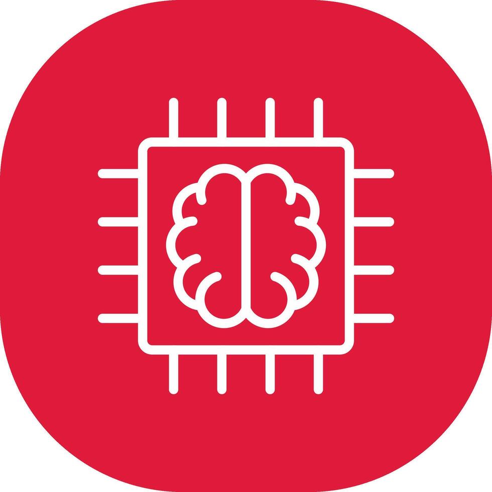 Super Brain Creative Icon Design vector