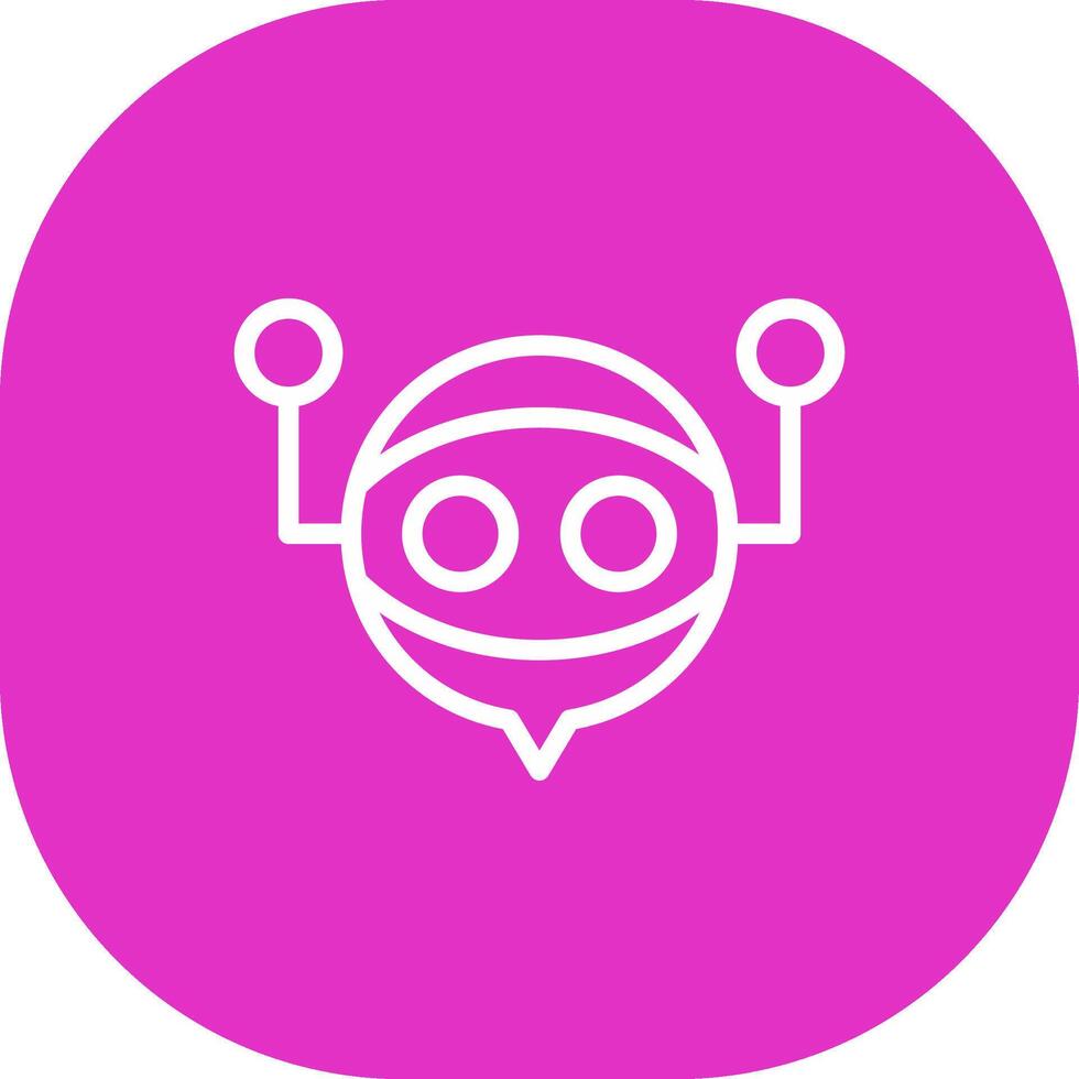 Virtual Assistant Creative Icon Design vector
