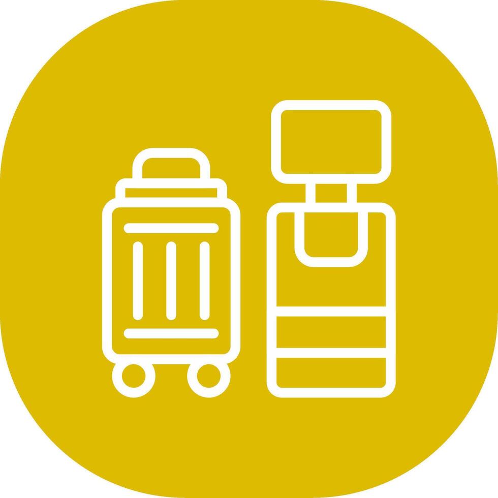 Self Check In Creative Icon Design vector
