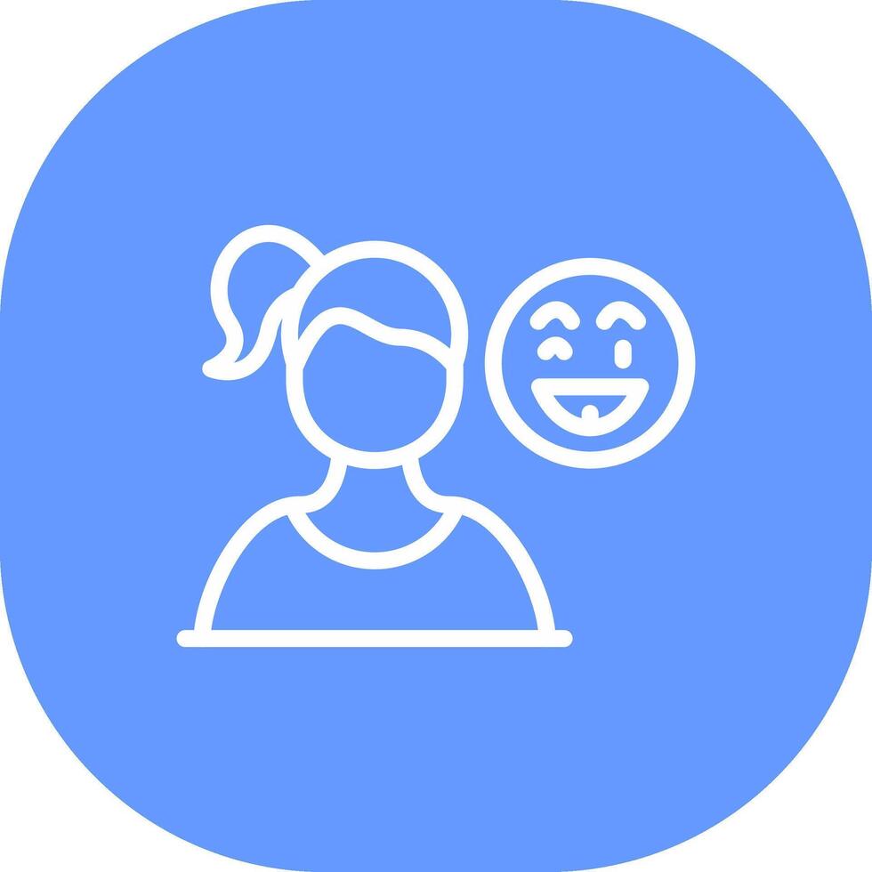 Joyful Creative Icon Design vector