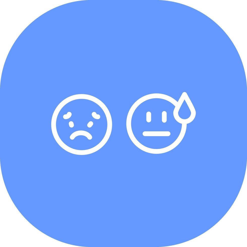 Basic Emotion Creative Icon Design vector