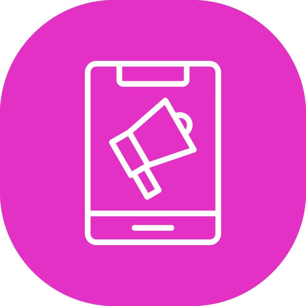 Online Ad Creative Icon Design vector