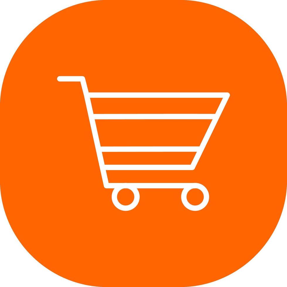 diseño de icono creativo de carrito de compras vector