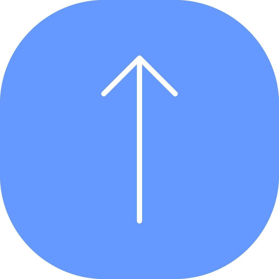 Up Arrow Creative Icon Design vector