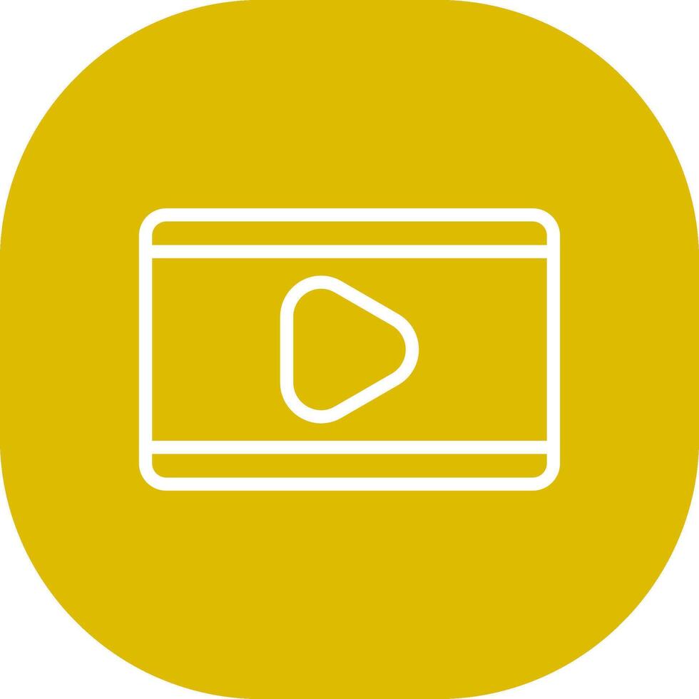 Video Play Creative Icon Design vector