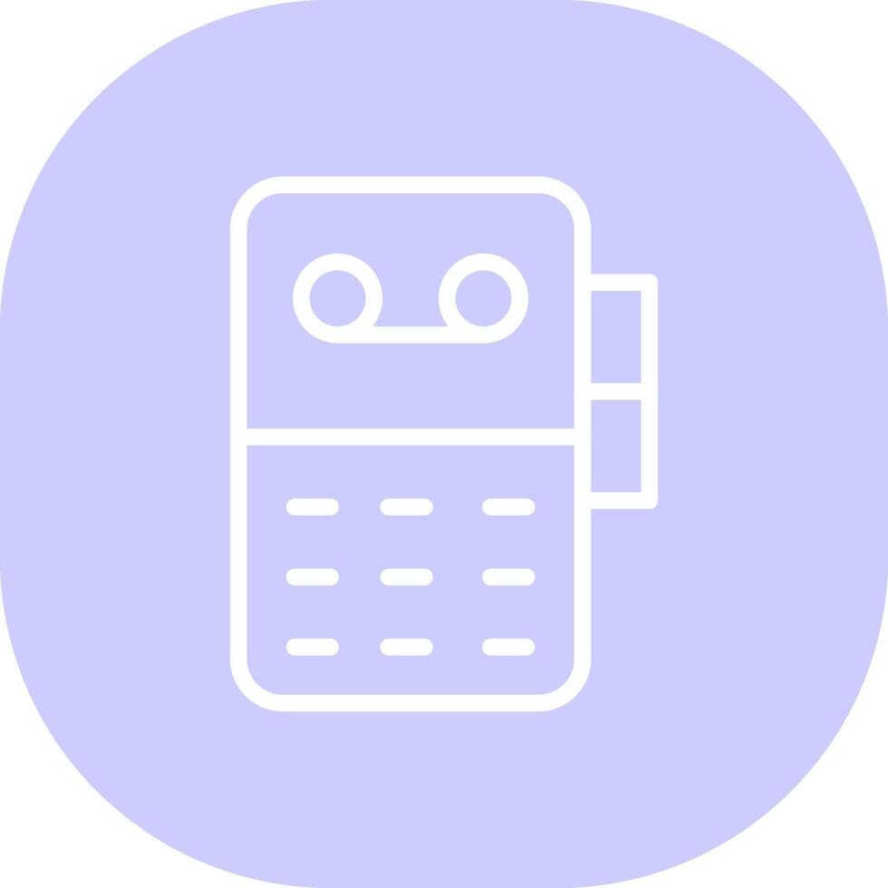 Voice Recorder Creative Icon Design vector