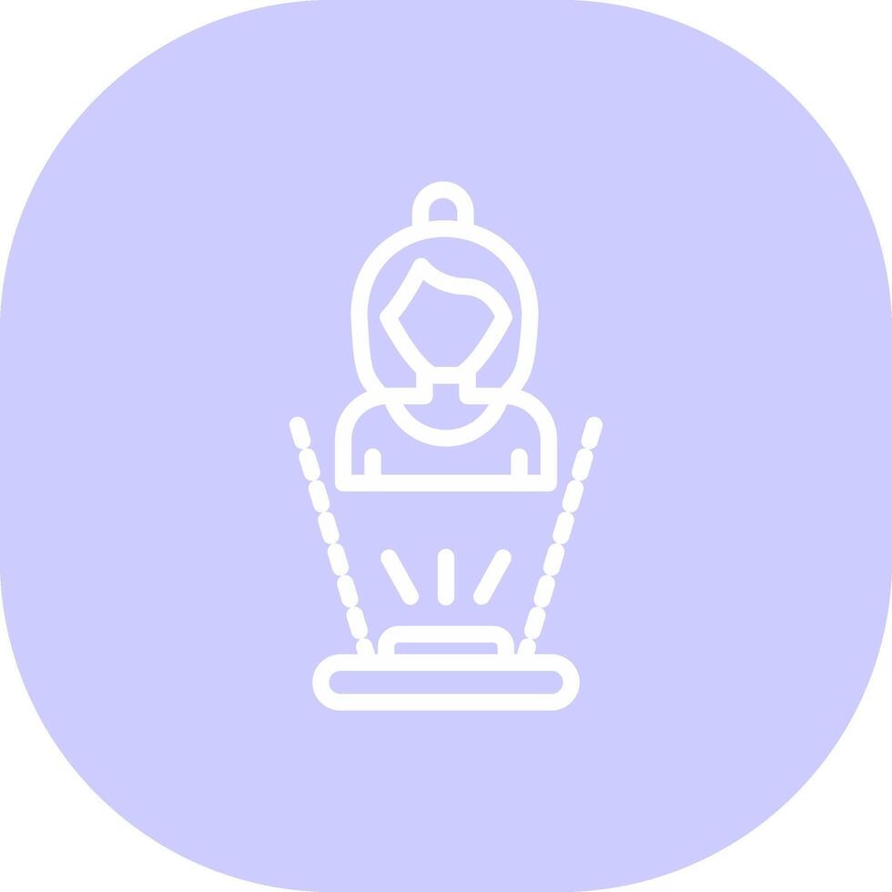 Hologram Creative Icon Design vector