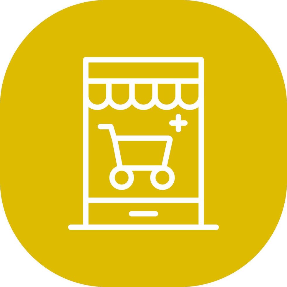 Personalized Web Store Creative Icon Design vector