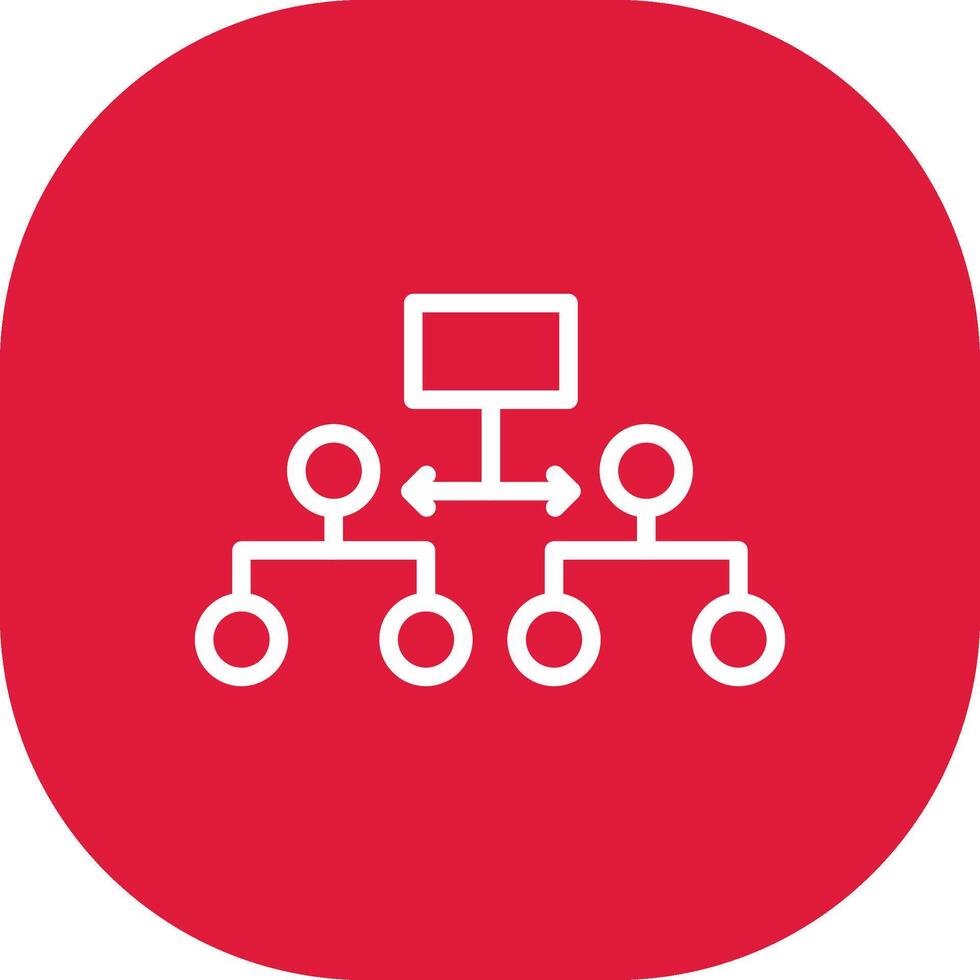 Labeled Hierarchy Creative Icon Design vector