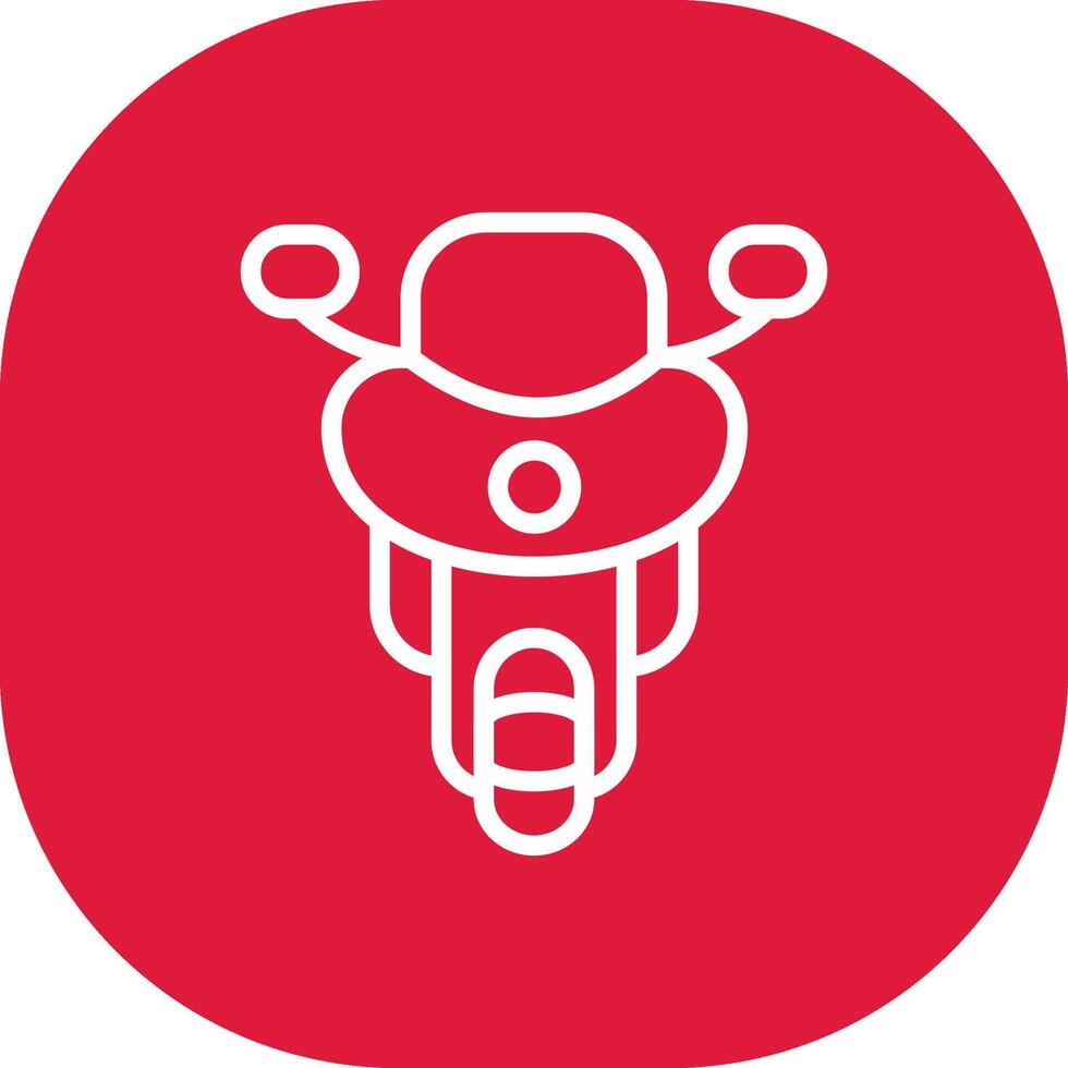 Motorbike Creative Icon Design vector