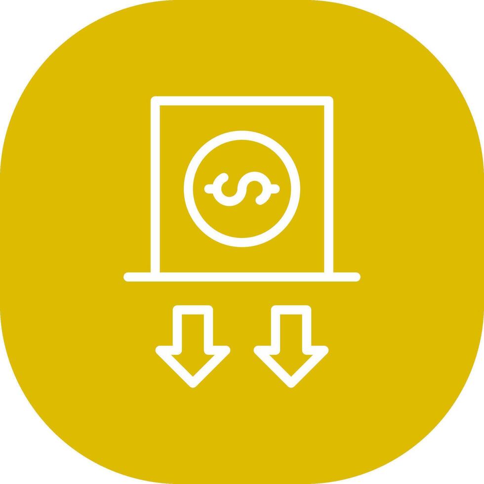 Deposit Creative Icon Design vector