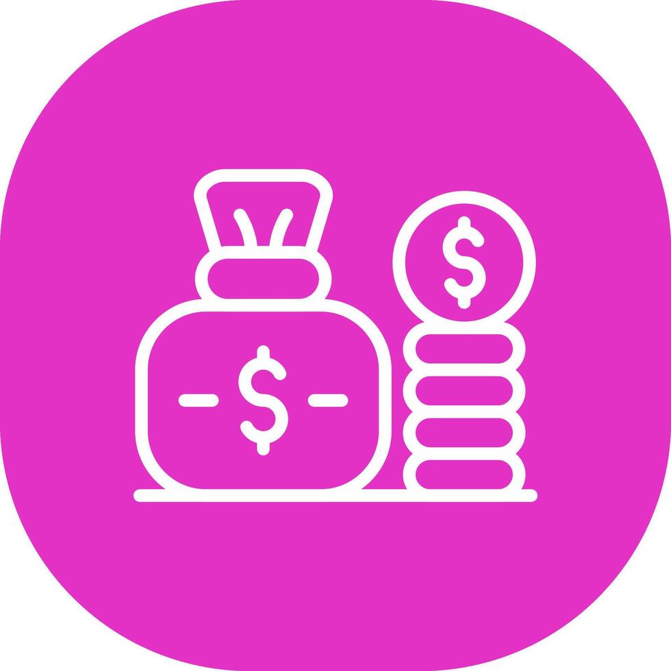 Fixed Deposit Creative Icon Design vector