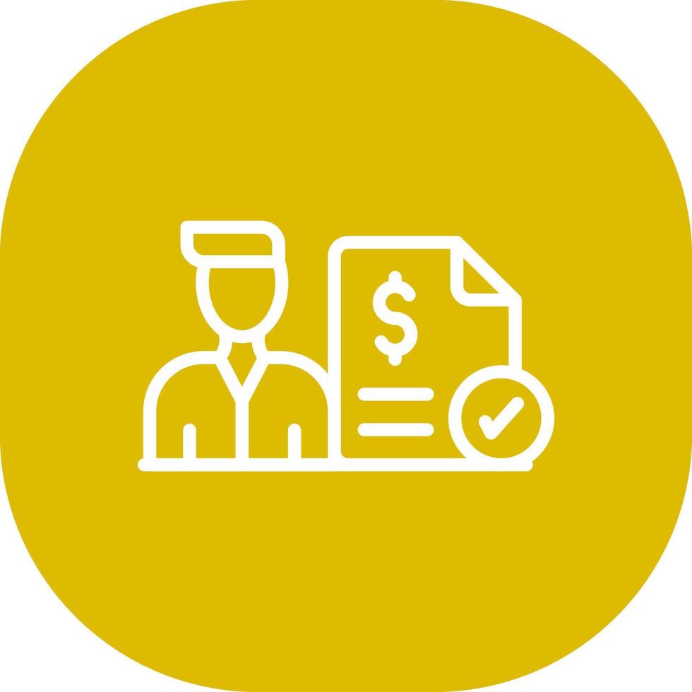 Dealer Invoice Creative Icon Design vector