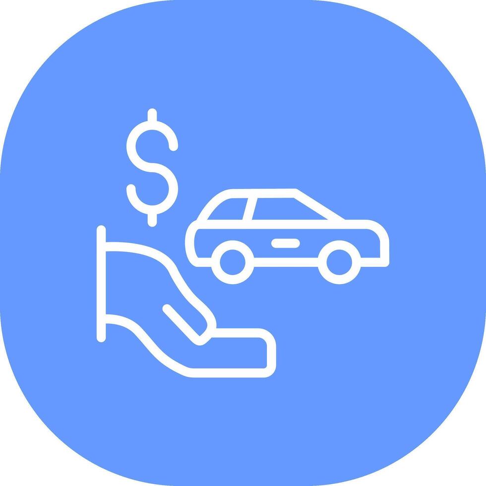 Dealer Holdback Creative Icon Design vector