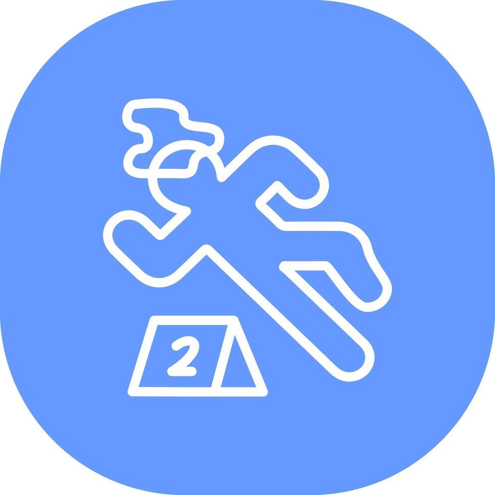 Crime Scene Creative Icon Design vector