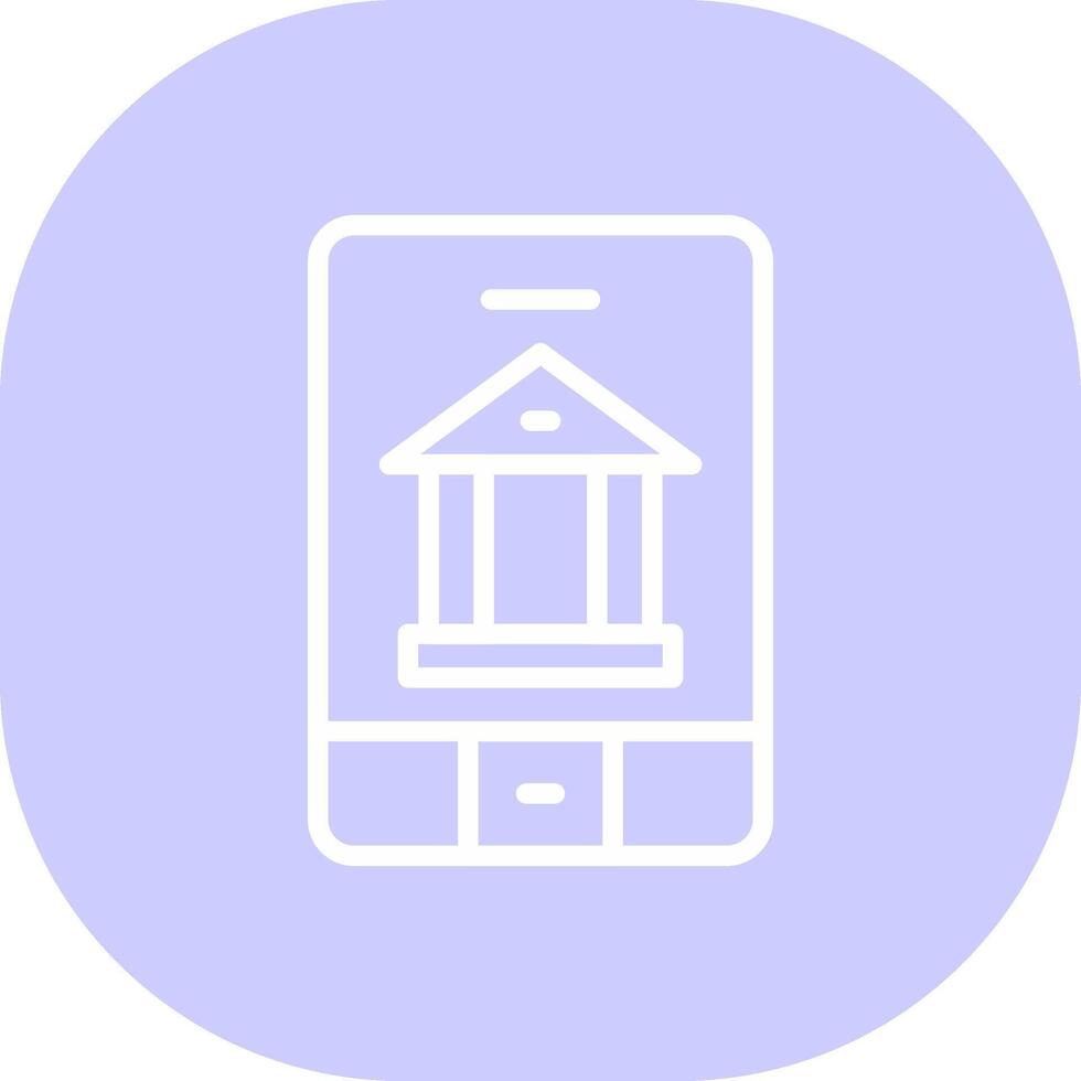 bancario aplicación creativo icono diseño vector