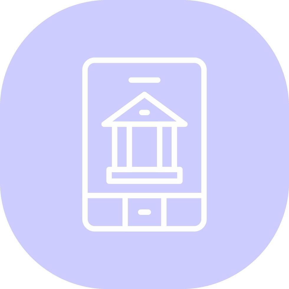 Banking App Creative Icon Design vector