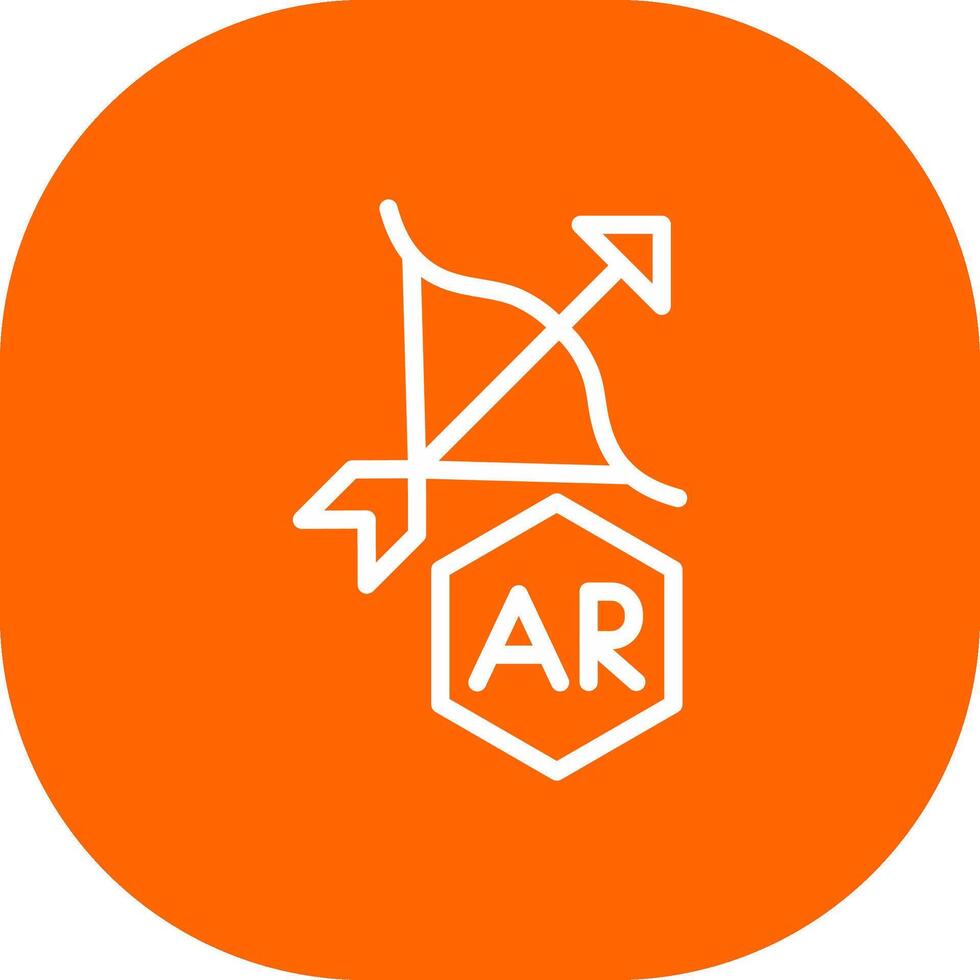 Arkansas tiro al arco creativo icono diseño vector