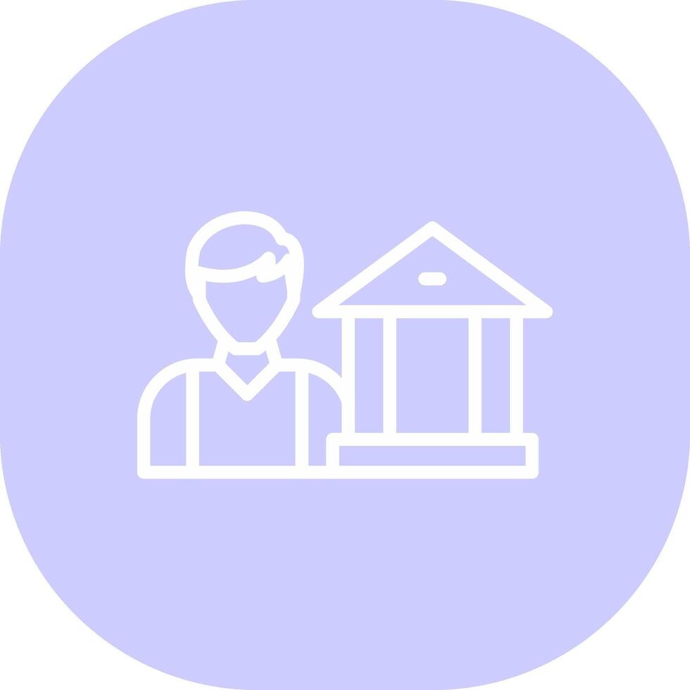 Agent Banking Creative Icon Design vector