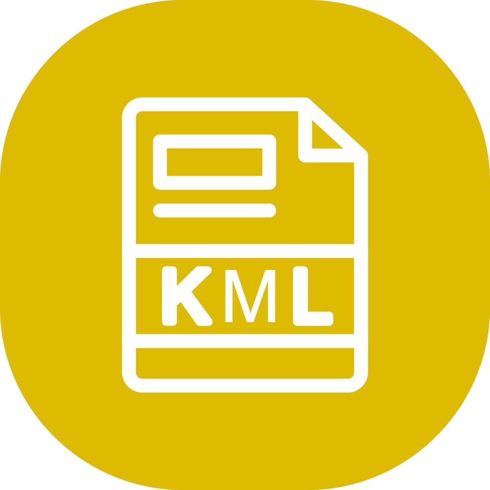 KML Creative Icon Design vector