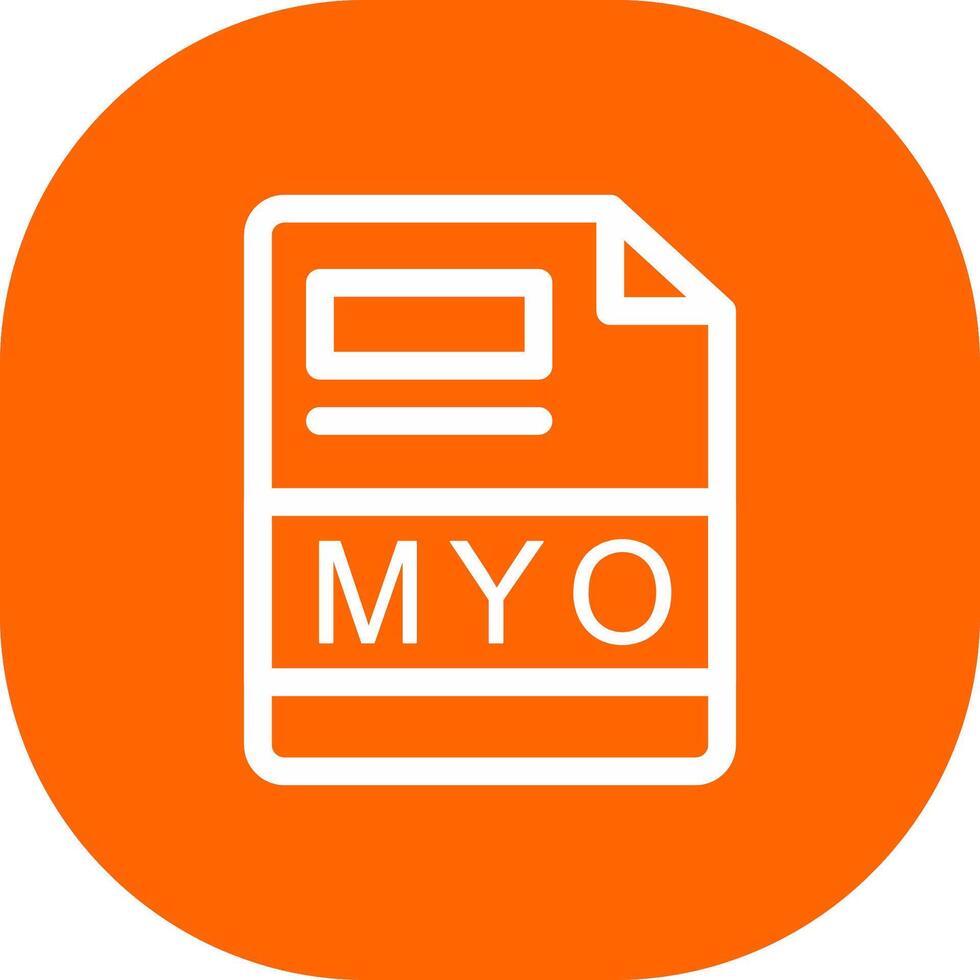 MYO Creative Icon Design vector