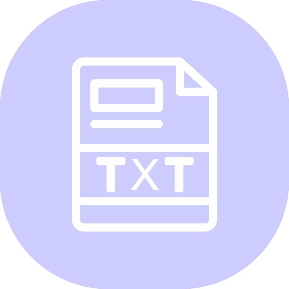 TXT Creative Icon Design vector