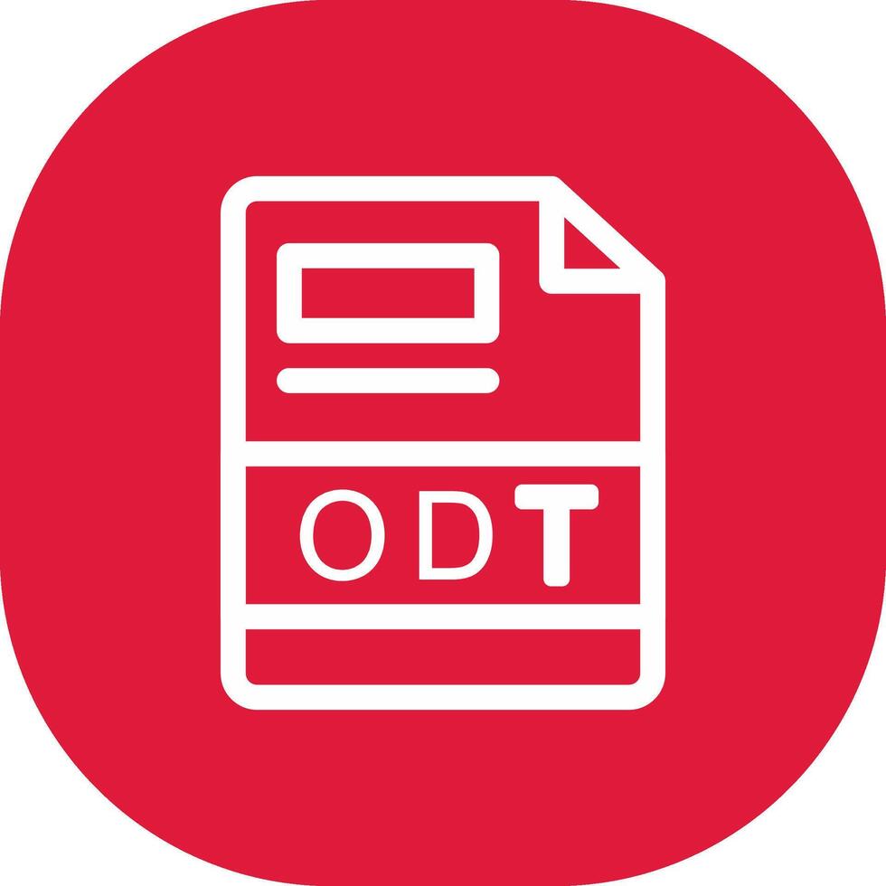 ODT Creative Icon Design vector
