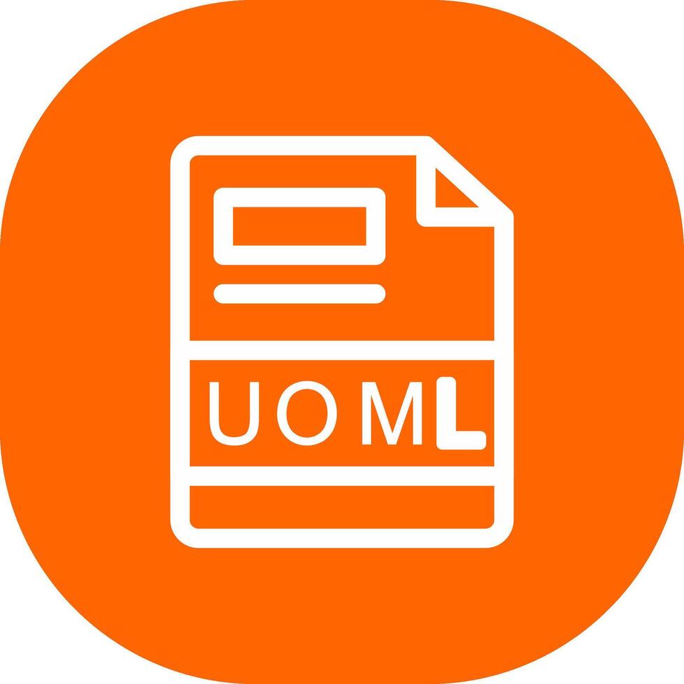 uml creativo icono diseño vector