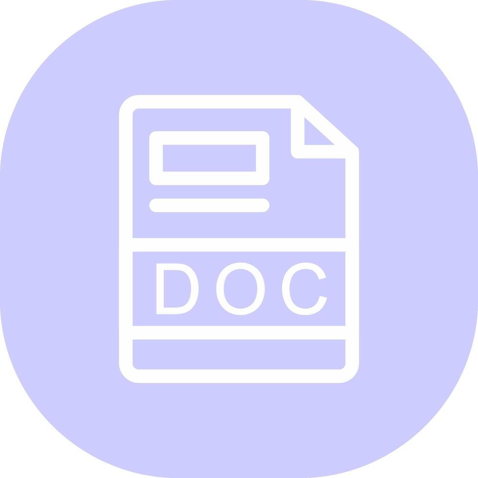 DOC Creative Icon Design vector
