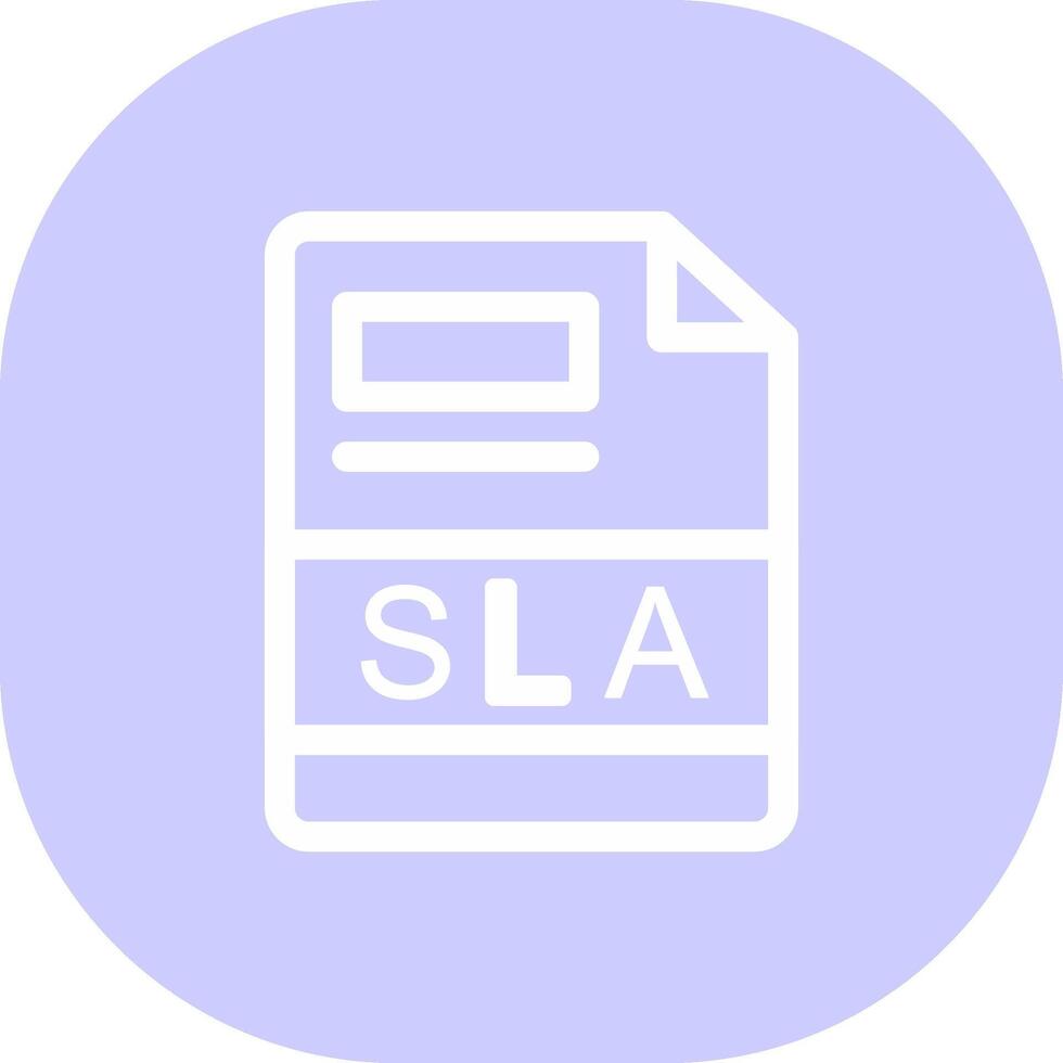 SLA Creative Icon Design vector