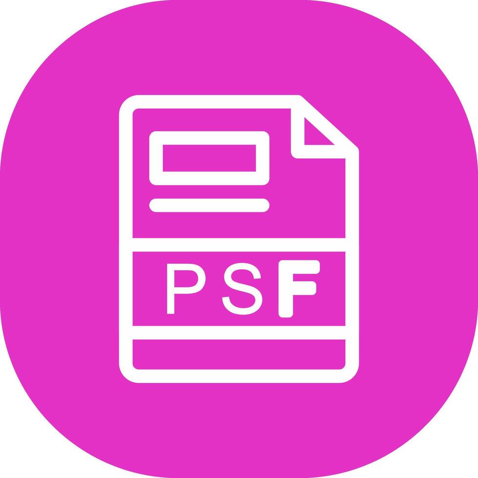 PSF Creative Icon Design vector