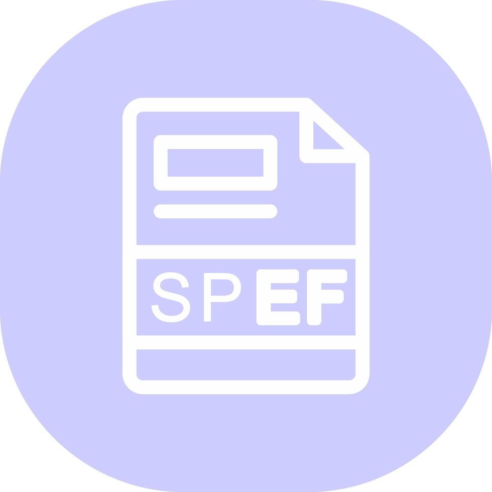 SPEF Creative Icon Design vector