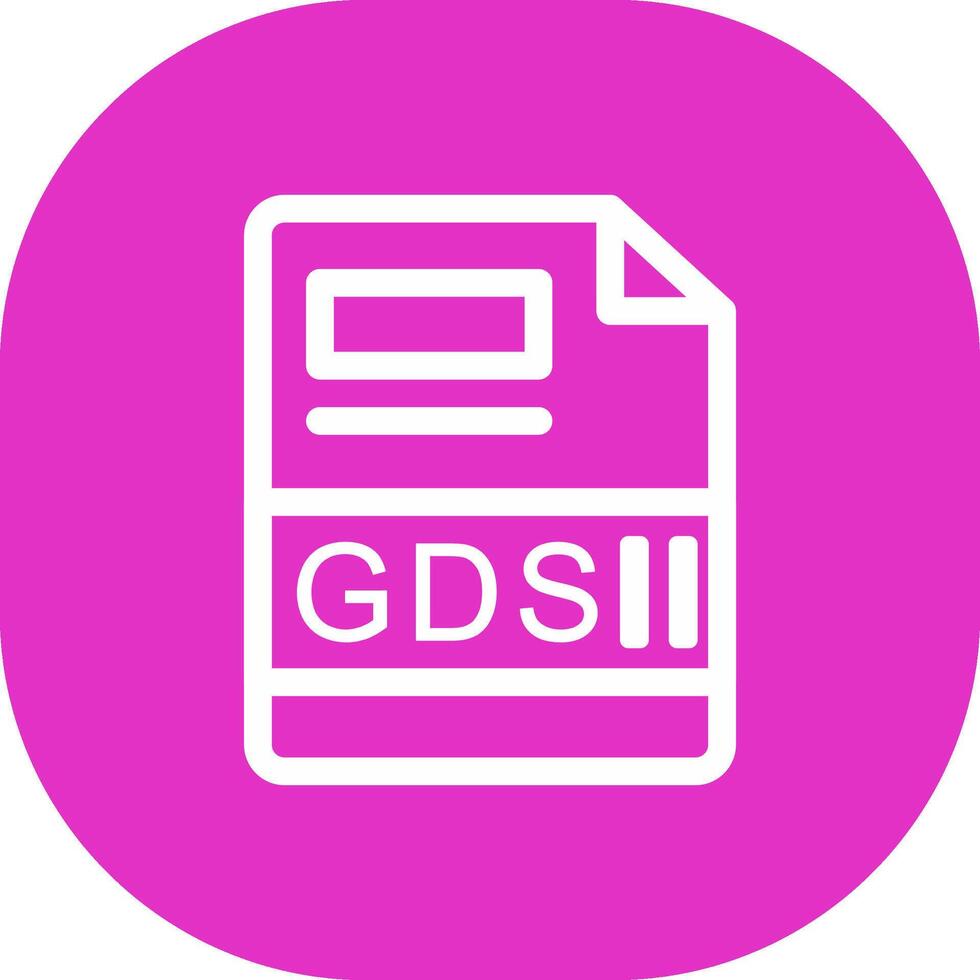 GDSII Creative Icon Design vector