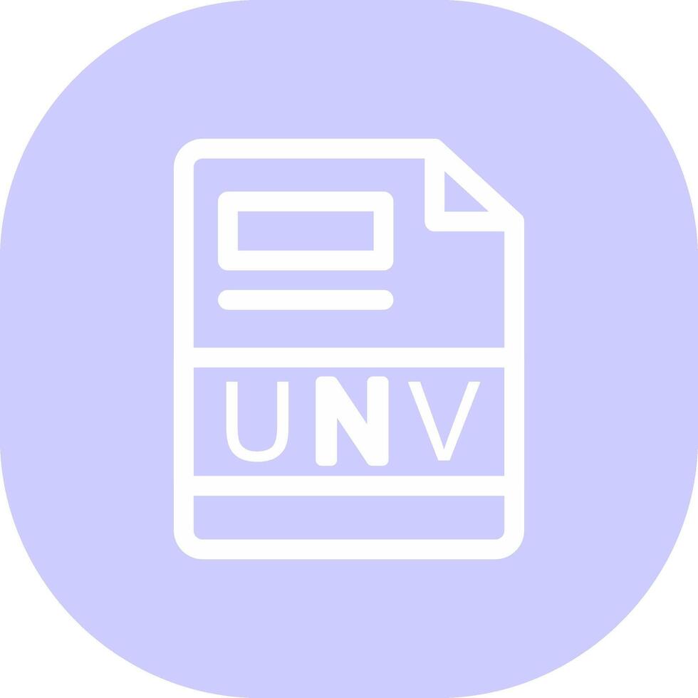 UNV Creative Icon Design vector