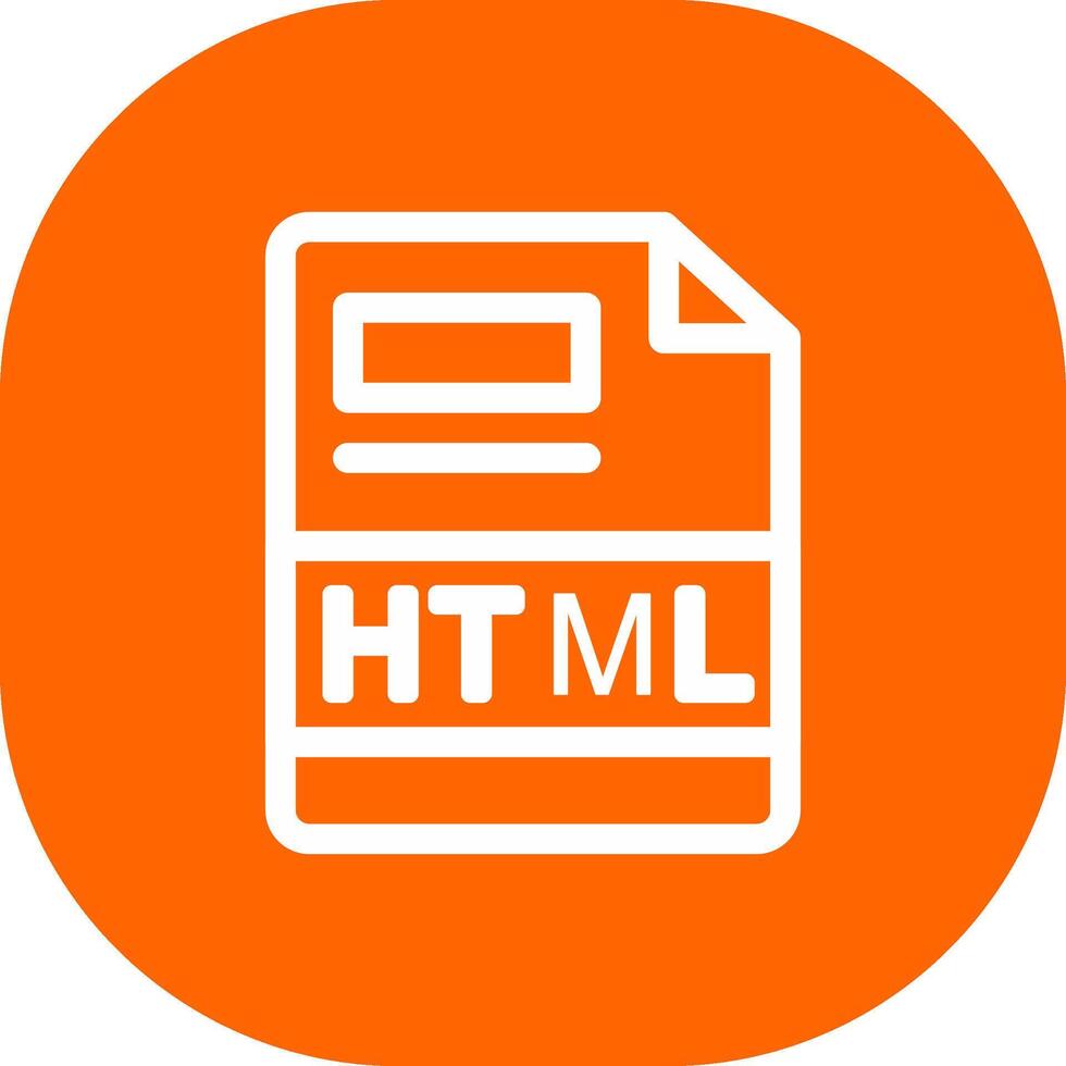 HTML Creative Icon Design vector