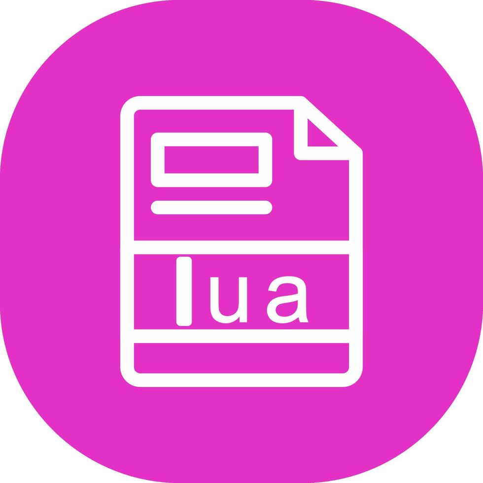 lua Creative Icon Design vector