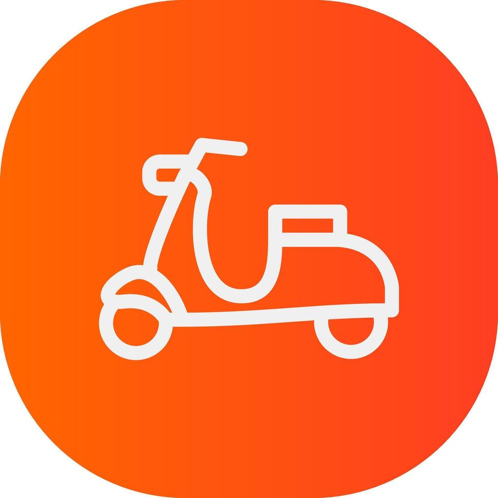 Scooter Creative Icon Design vector