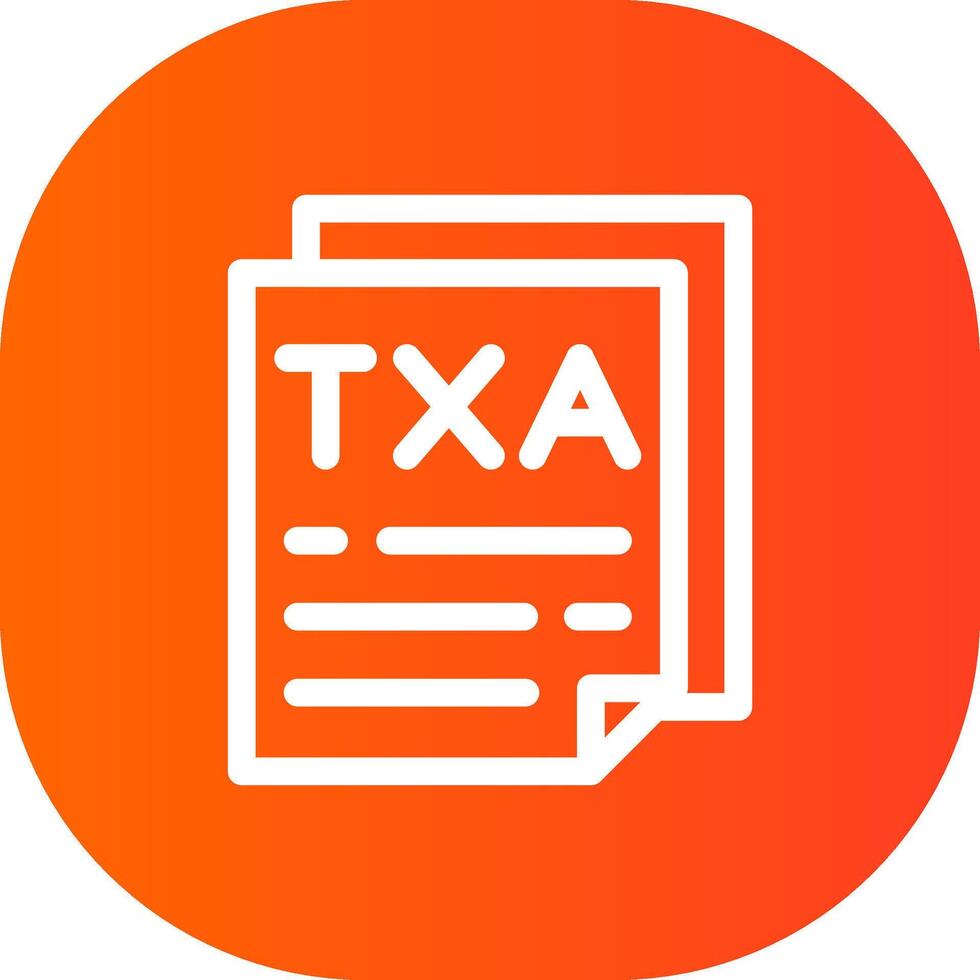 Taxes Creative Icon Design vector