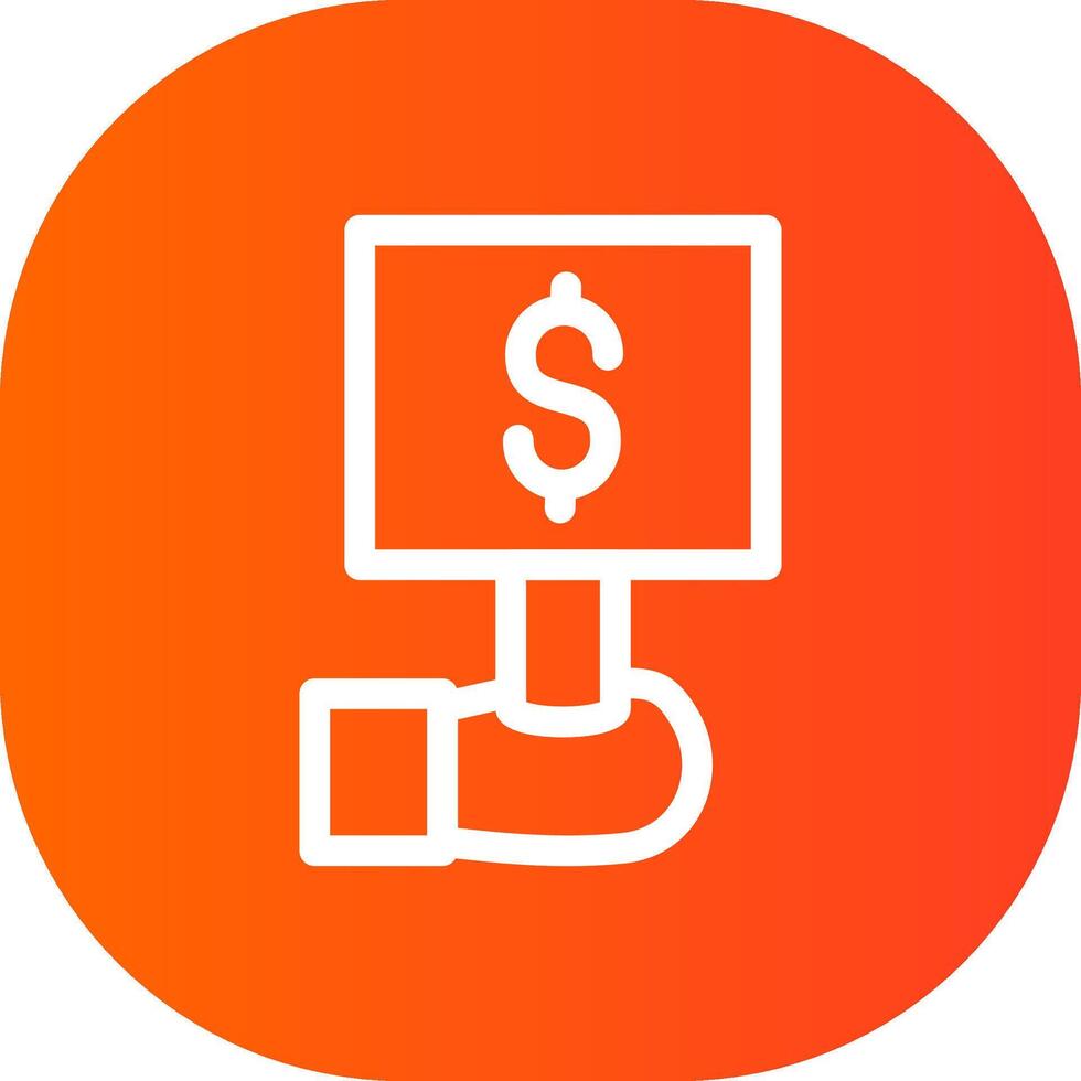 Bidding Creative Icon Design vector