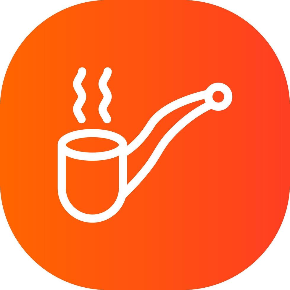 Pipe Cigar Creative Icon Design vector