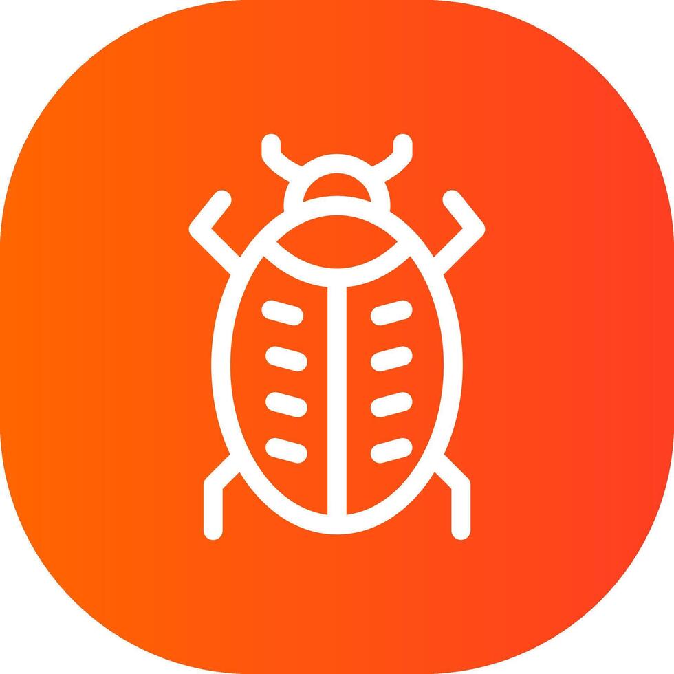 Bug Creative Icon Design vector