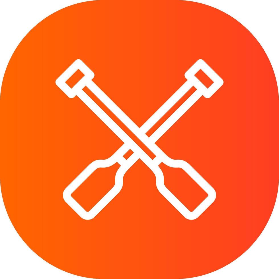 Rowing Creative Icon Design vector